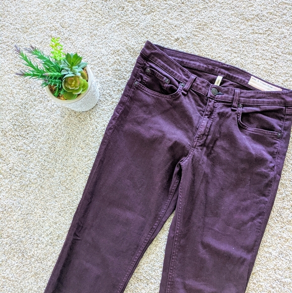 Deep Purple plum rag & bone skinny jeans - Picture 7 of 13